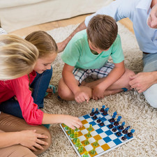 Upgraded Resin Chess Set Molds for DIY 3D Chess Board Game for All Ages