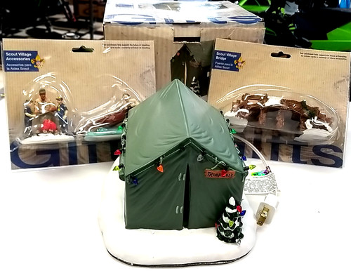 Bsa christmas scout village - christmas,