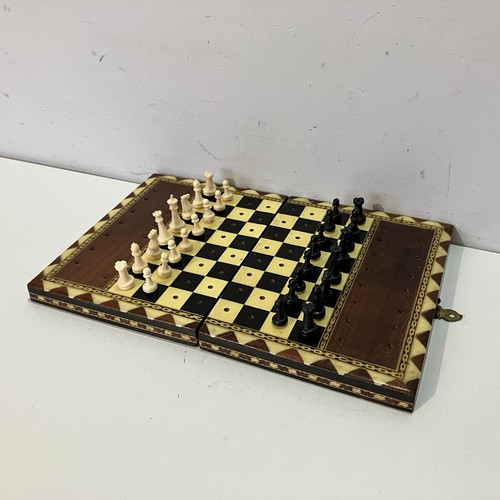Vintage inlaid wood wooden - vintage,