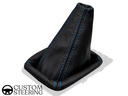 Black leather and - sky, blue