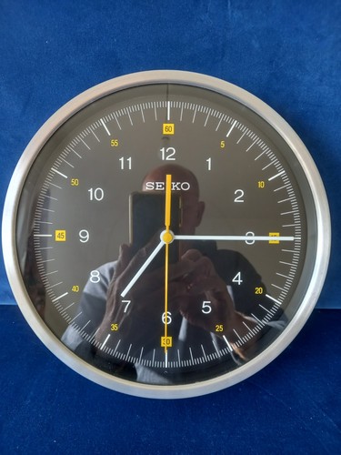 Seiko modern wall clock - modern,