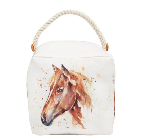 Horse doorstop weighted door - doorstop,