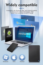 External Portable 250 GB SSD Solid State Hard Drive HDD USB 3.0/2.0  -  250GB