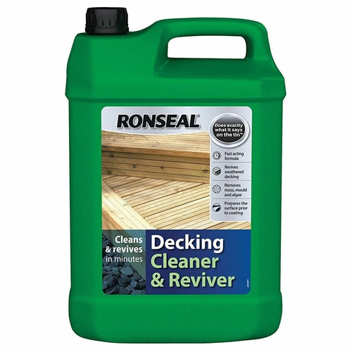 Ronseal decking cleaner - decking, &