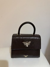 DUNE London brown croc hand