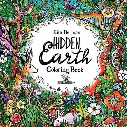 Hidden earth coloring - earth, book