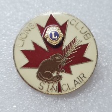 Lions Club Sinclair Pin Badge