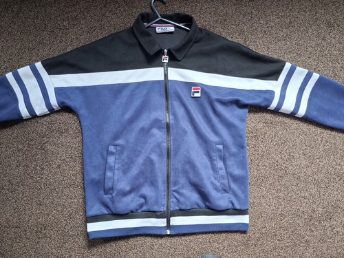 Fila velour mens tracksuit top - velour,