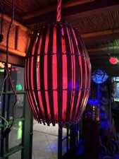 NEW Retro Rattan Lamp W/