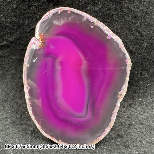 Agate slice natural - agate, 2-2.5''