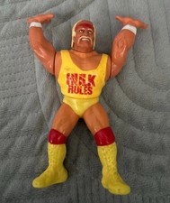 Hulk Hogan WWF Hasbro Wrestling Figure Series 1  1990 Toy Vintage Hulkster Rules
