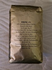 Costa Coffee Beans 1kg Espresso. 100% Original. BB 29/07/26 cheapest on Ebay