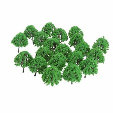 20Pcs Model Trees Train