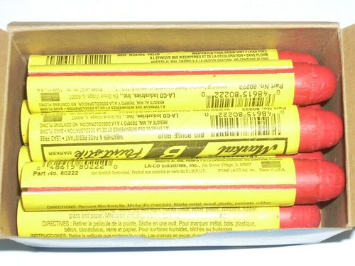Markal paint stick red long - markal, b