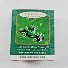 Vintage 2000 HALLMARK KEEPSAKE ORNAMENT COLLECTORSCLUB 1935 Steelcraft by Murray