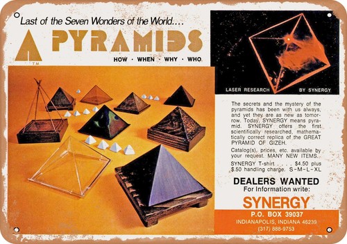 Metal sign 1976 synergy - metal,