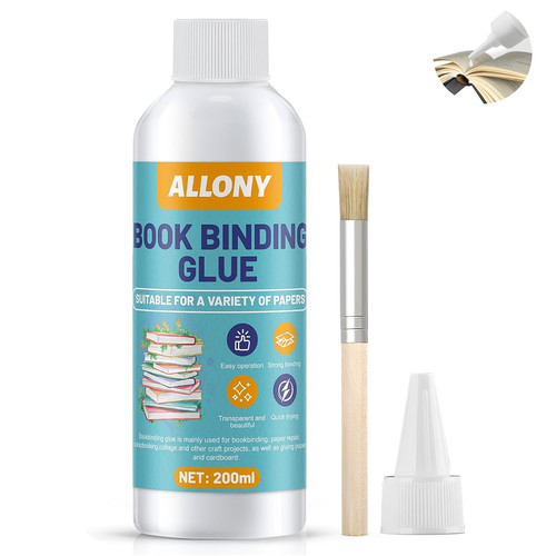 Allony 200ml transparent book - allony,