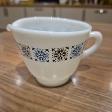 Vintage Retro JAJ Pyrex Chelsea Pattern Milk Cream Small Jug