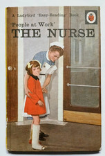 Vintage People at Work 606B Ladybird book, The Nurse 1974, 24p, 350, Gd-VGC
