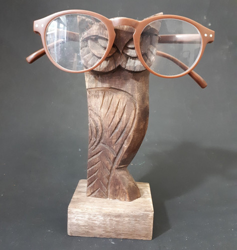 Decorative owl wooden - wooden, handmade
