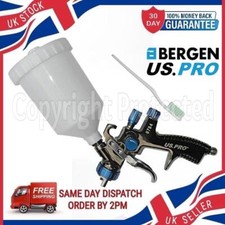 600ML LVLP GRAVITY FEED SPRAY GUN AIR PAINT SPRAYER 1/4" INLET 1.4MM NOZZLE