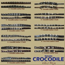 【oZtrALa】CROCODILE Leather
