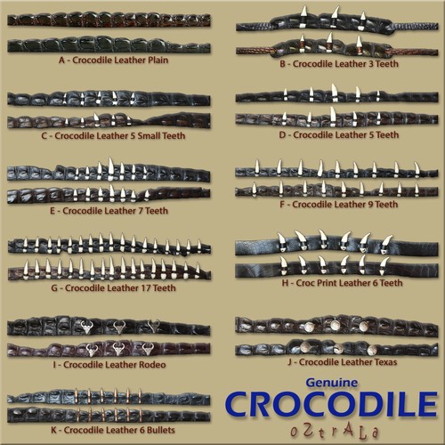 Oztrala crocodile leather - 【oztrala】crocodile,