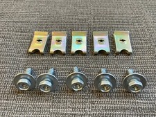 PEUGEOT SPIRE NUTS CAPTIVE SPEED FASTENERS FLANGE SELF-TAPPING SCREW CLIPS 10X