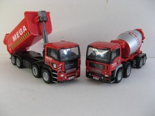 Realtoy 2 x 8 wheeled trucks 1 Tipper +1 Mixer Great for a little trucker~1/50  
