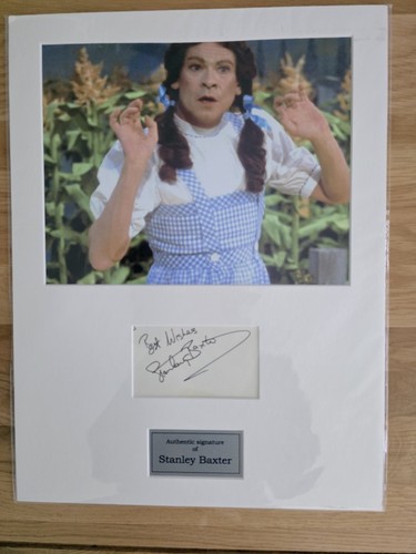 Stanley baxter autographed - baxter,