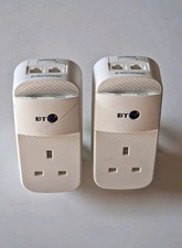 2 x BT Mini Connectors V1 1000MBPS 1GB Powerline Adapters Home plug  