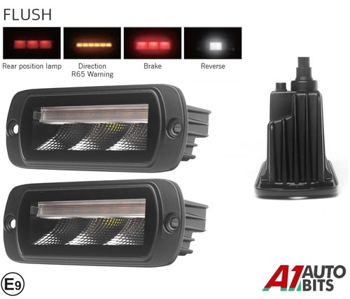 Led rear flush lights x2 - led,