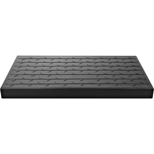 Solid rubber threshold ramp - rubber,