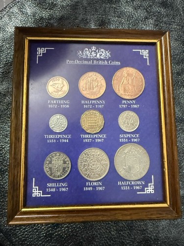 British pre decimal coins - british,