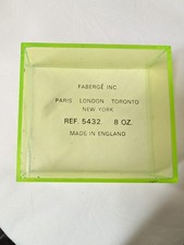 Vintage Brut By Faberge "Soap On A Rope"  Plastic Gift Box (empty)