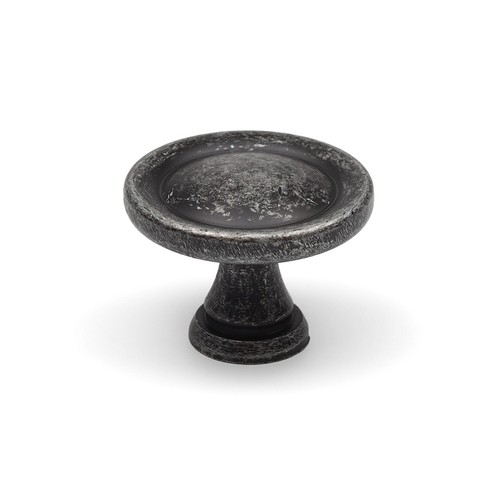 Antique silver cabinet knob - silver,