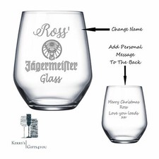 Engraved Jagermeister Glass