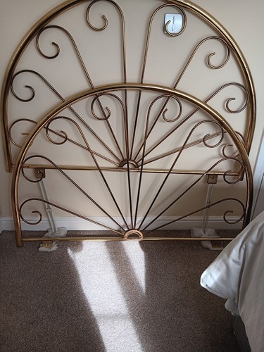 King size brass headboard - king,