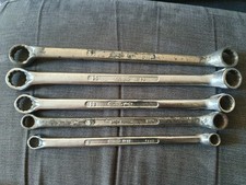 5 x Gedore No 12 Series - AF Vintage Dropped Gorged Spanners
