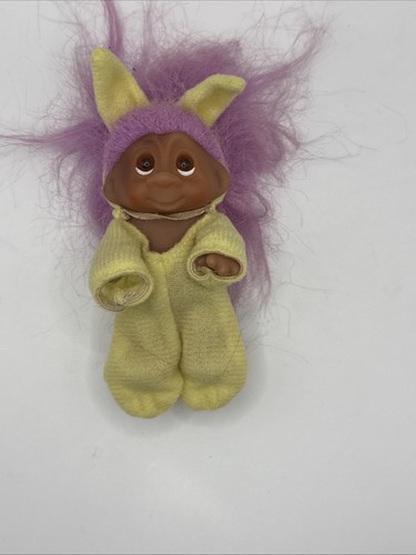 Dam trolls 1985 vintage yellow - vintage,