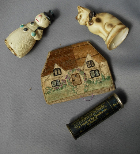 Antique sewing cross - antique, fox