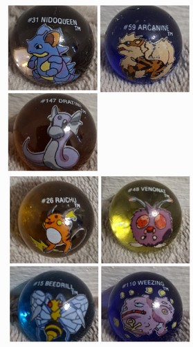 Vintage pokémon marbles - vintage,