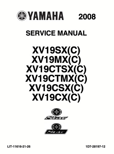 Yamaha 2008 raider service - 2008,
