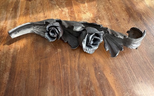 Hand forged wrought - hand-forged, leaf