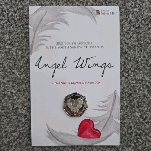 2021 angel wings 50p coin - 2021,