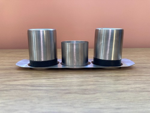 Vintage cruet condiment set - vintage,