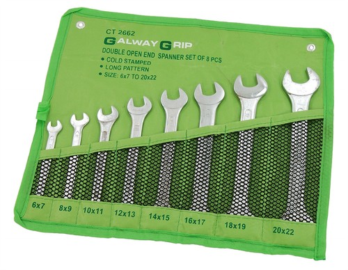 8pc double open end metric - open,