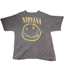 Vintage 90s Nirvana Smiley