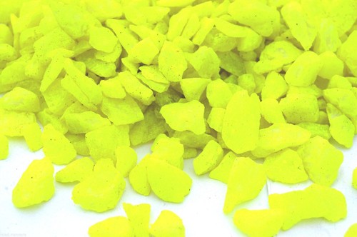 Neon yellow quartz glass - yellow,