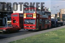 35mm Slide London Transport Leyland Titan Park Royal T81 CUL81V Wanstead 1982